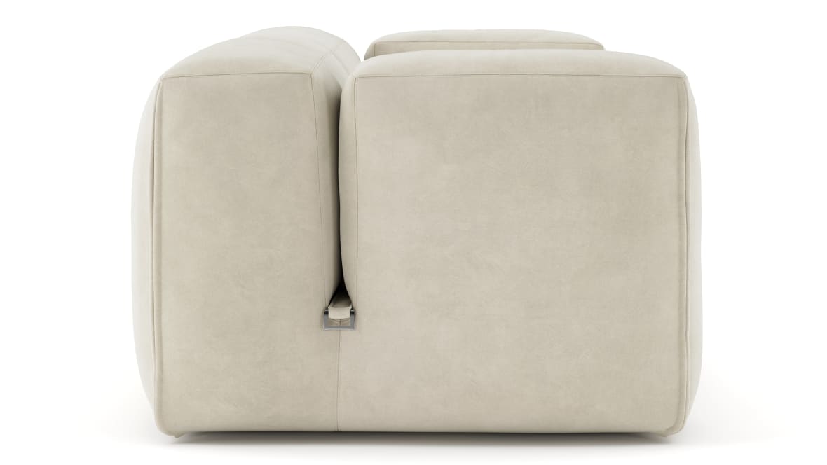  Le Mura Two Seater Sofa, Eggshell Vegan Suede  Le Mura Two Seater Sofa, Eggshell Vegan Suede image.