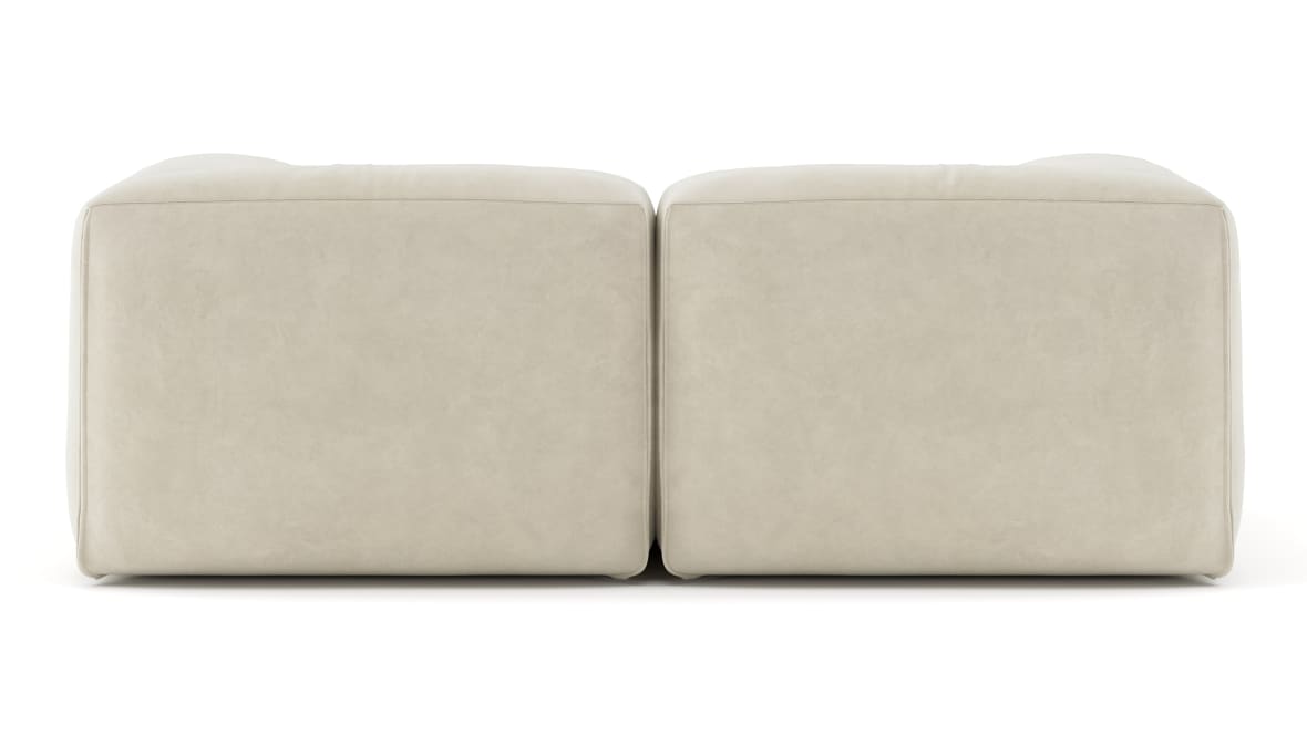  Le Mura Two Seater Sofa, Eggshell Vegan Suede  Le Mura Two Seater Sofa, Eggshell Vegan Suede image.