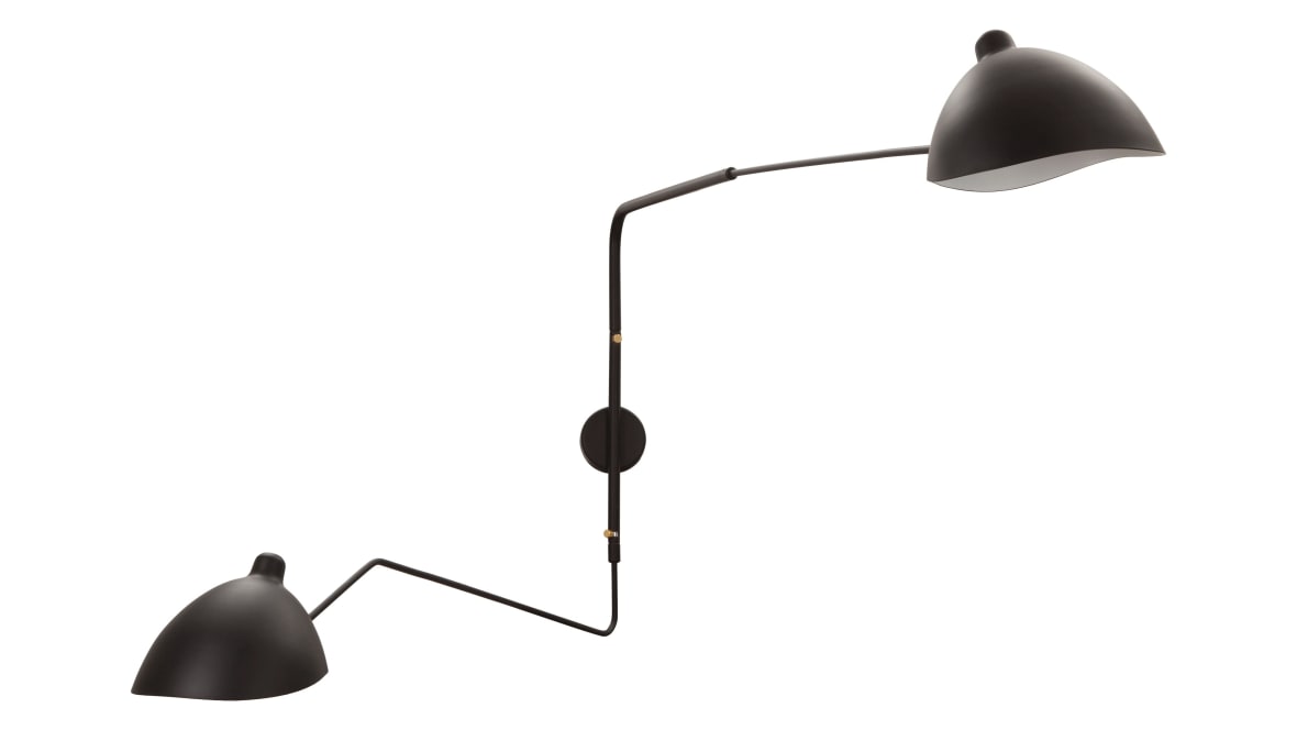  Mouille Rotating Wall Light, Black  Mouille Rotating Wall Light, Black image.
