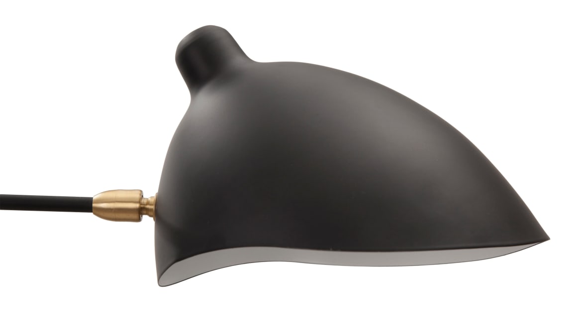  Mouille Rotating Wall Light, Black  Mouille Rotating Wall Light, Black image.