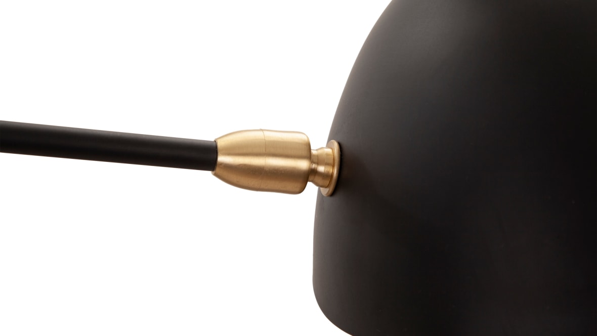  Mouille Rotating Wall Light, Black  Mouille Rotating Wall Light, Black image.