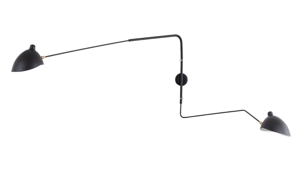  Mouille Rotating Wall Light, Black  Mouille Rotating Wall Light, Black image.