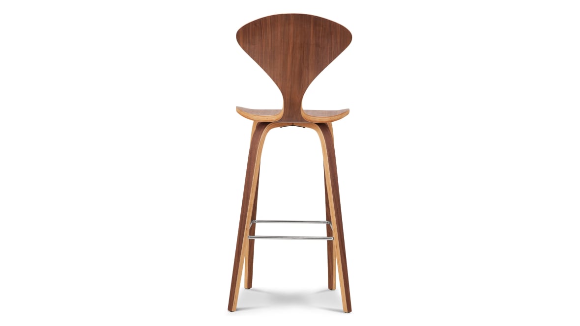  Norman Bar Stool, Walnut, 75cm Seat Height  Norman Bar Stool, Walnut, 75cm Seat Height image.