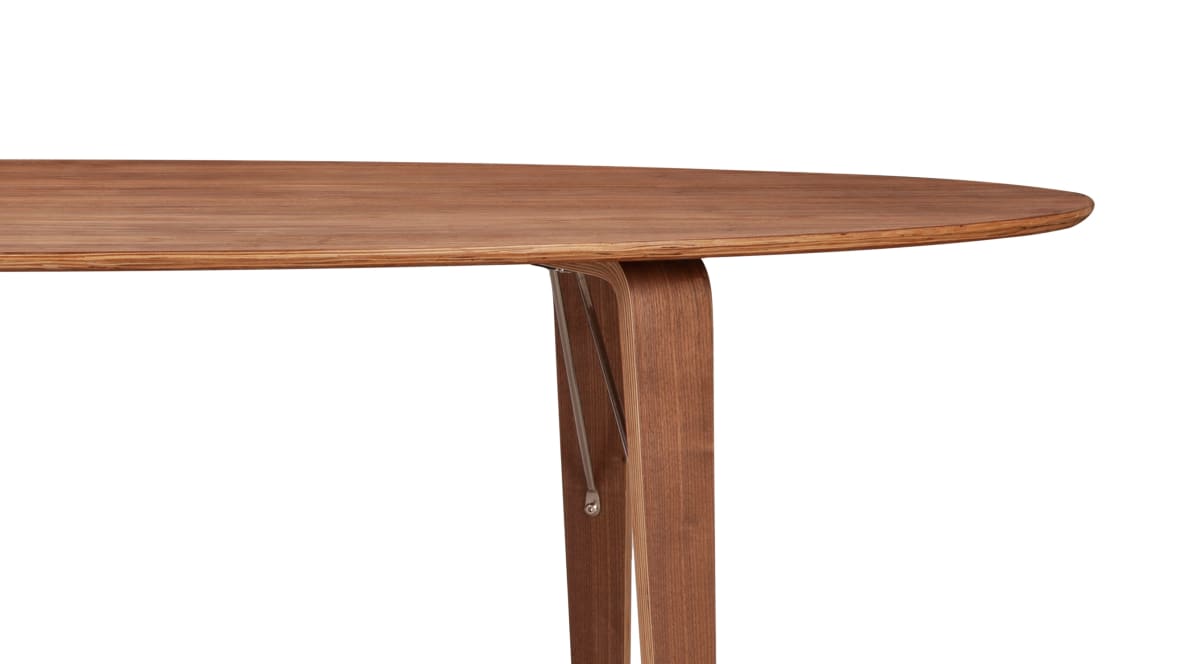 Norman Oval Dining Table, Walnut Norman Oval Dining Table, Walnut image.