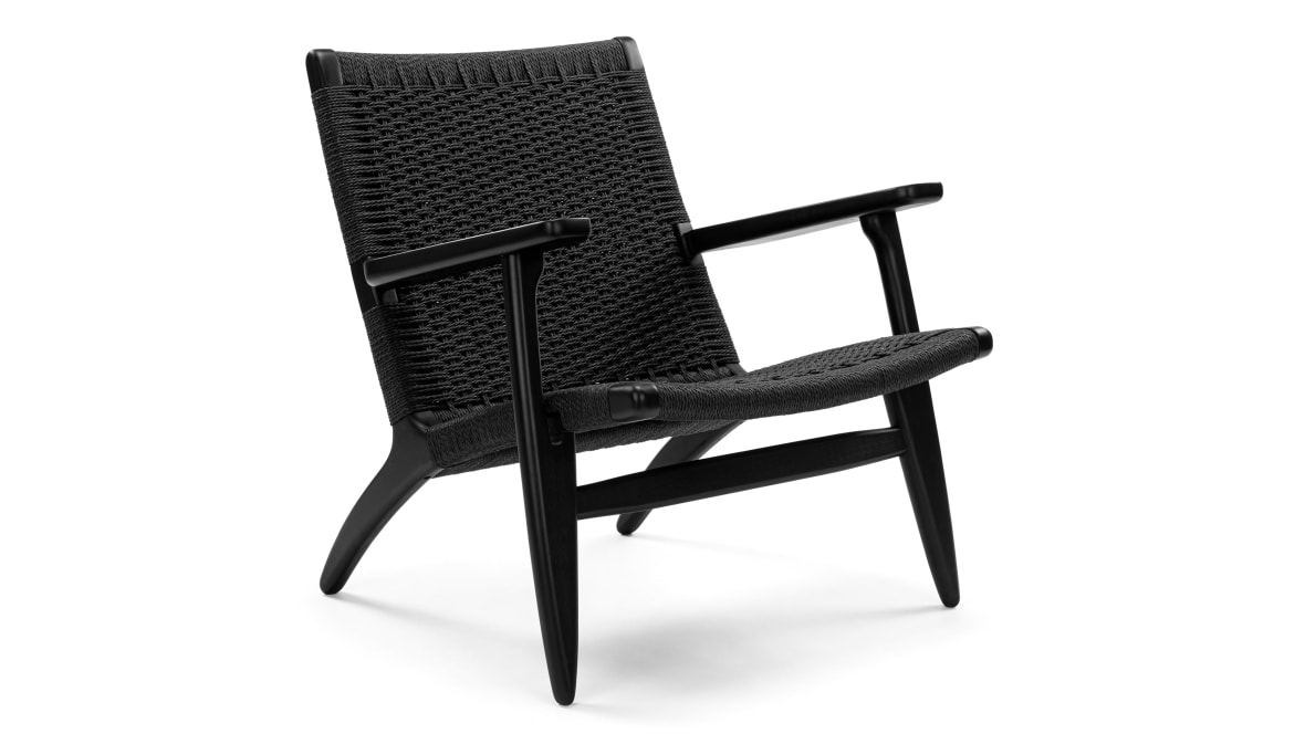  25 Easy Chair, Black Seat & Frame  25 Easy Chair, Black Seat & Frame image.
