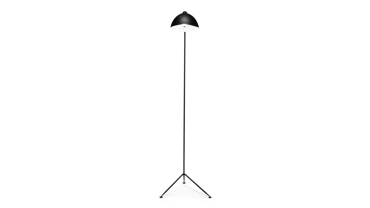  Mouille Single Floor Lamp, Black  Mouille Single Floor Lamp, Black image.