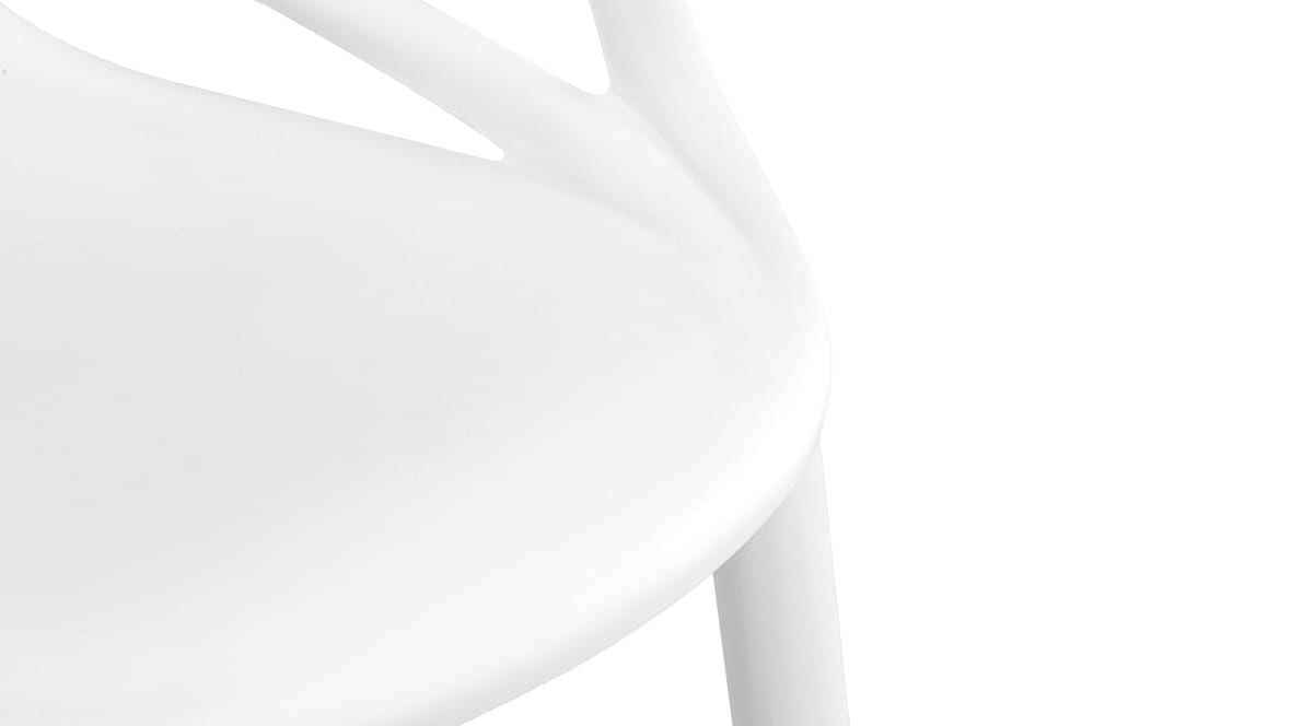 Masters Bar Stool, White, 75cm Seat Height Masters Bar Stool, White, 75cm Seat Height image.