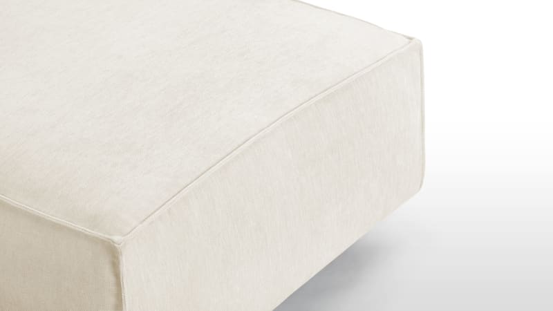 Extrasoft Sectional Module, Extra Small Seat, Ivory Chenille