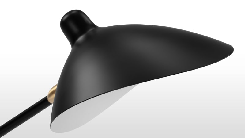 Mouille Tripod Table Lamp, Black