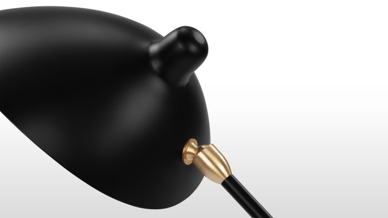 Mouille Tripod Table Lamp, Black