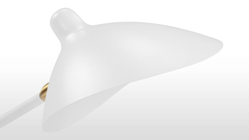 Mouille Tripod Table Lamp, White