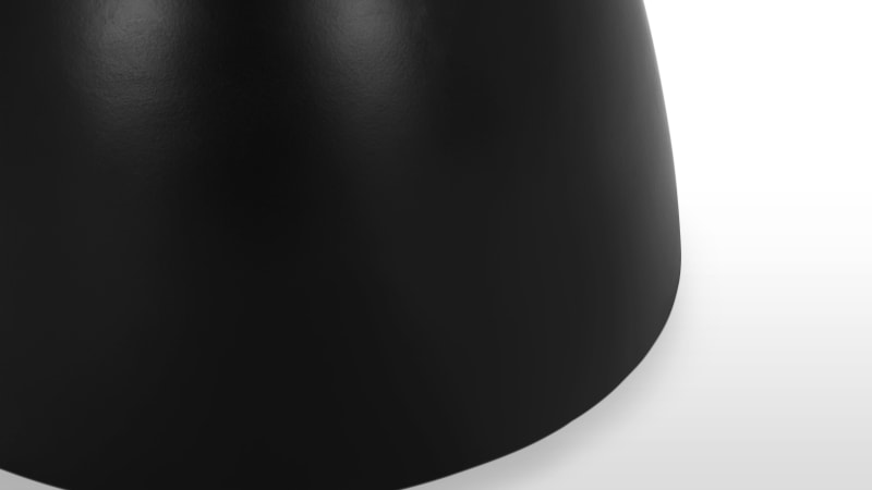 Aura Side Table, Black Concrete