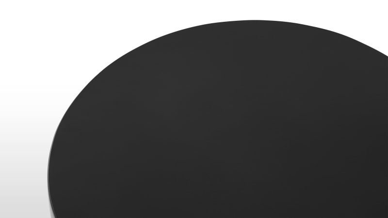 Aura Side Table, Black Concrete
