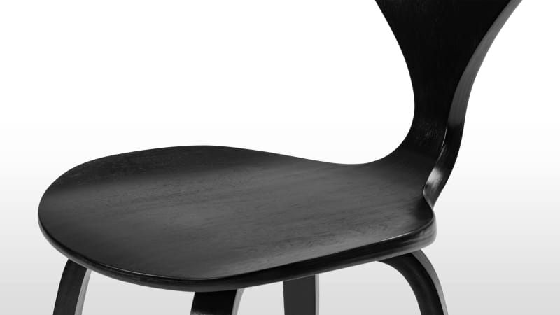 Norman Counter Stool, Black Ash, 65cm Seat Height