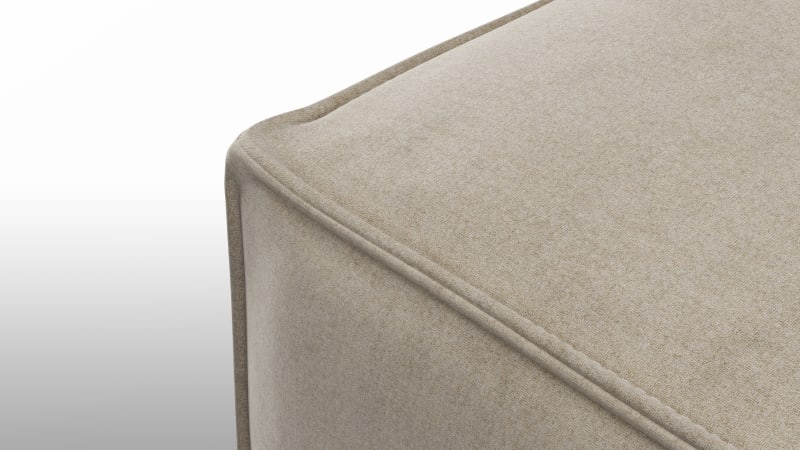 Extrasoft Sectional Module, Extra Large Seat, Biscotti Brushed Weave