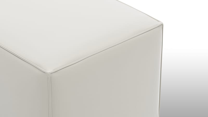 Extrasoft Sectional Module, Small Backrest, Oatmeal Brushed Weave