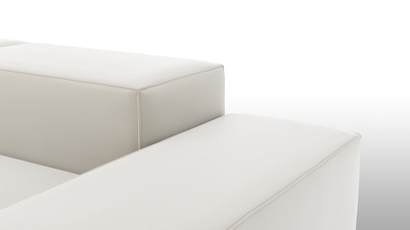 Extrasoft Sectional Sofa, Left Corner, Oatmeal Brushed Weave