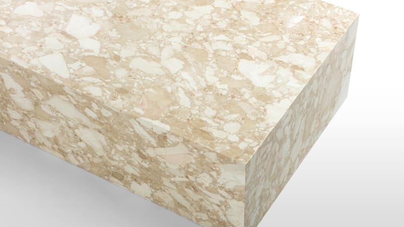 Plinth Coffee Table, Kunis Breccia