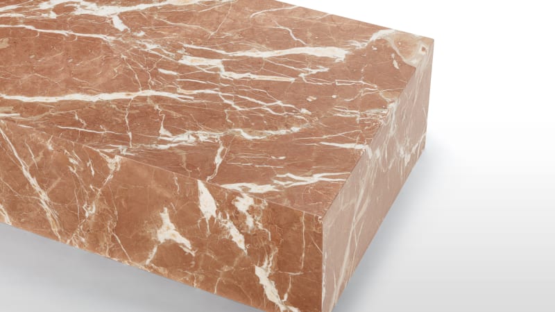 Plinth Coffee Table, Rojo Alicante