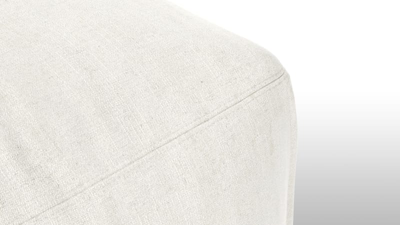 Le Mura Sectional Module, Armless Chair, Natural Linen