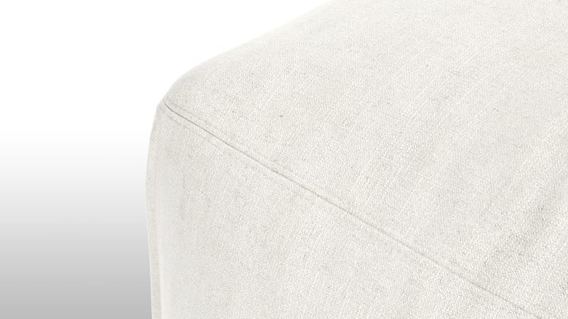 Le Mura Sectional Module, Right Arm, Natural Linen