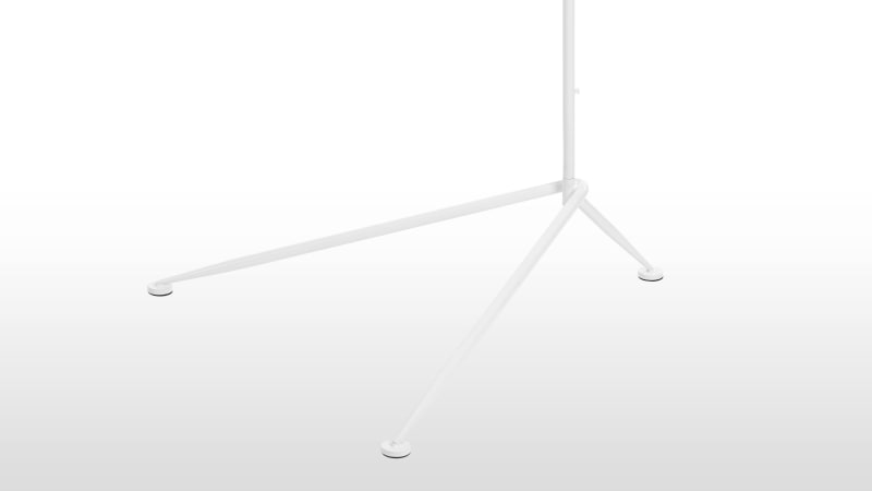 Mouille Single Floor Lamp, White