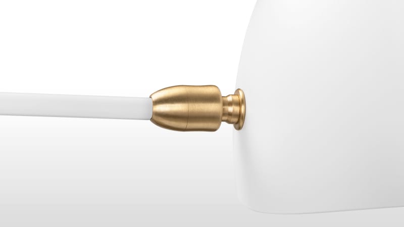 Mouille Rotating Wall Light, White