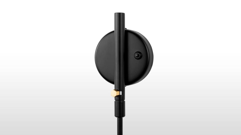 Mouille Single Wall Light, Black
