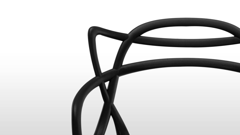 Masters Bar Stool, Black, 75cm Seat Height