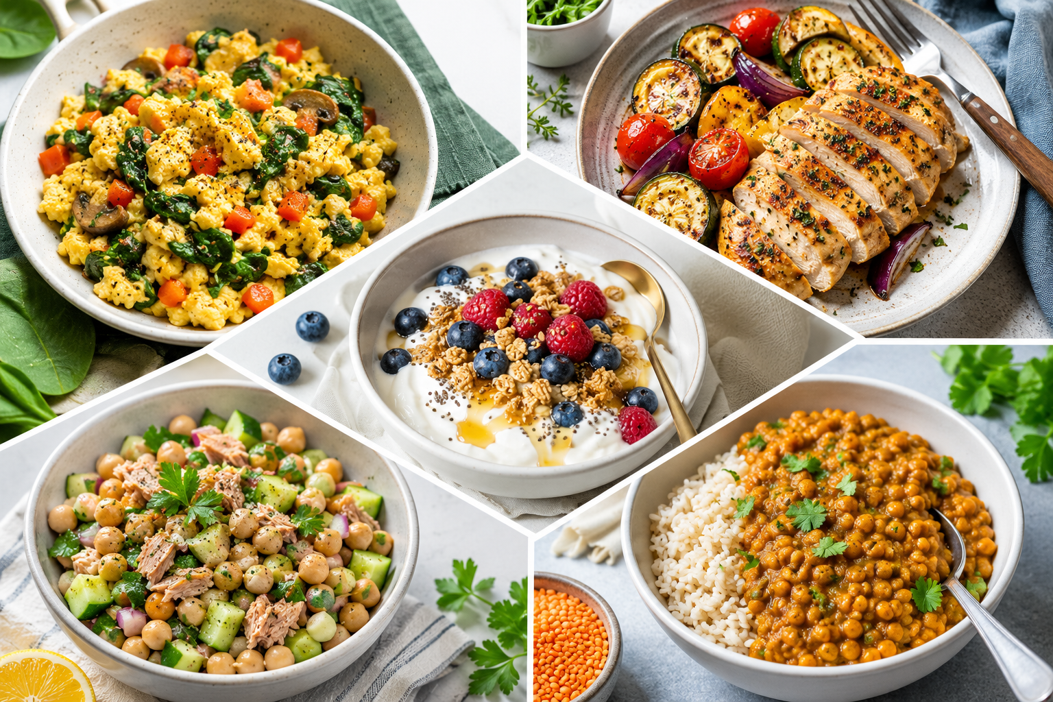 5 High-Protein Meals Under 500 Calories You Can Make in 20 Minutes