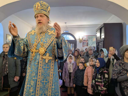 Епископ Шуйский и Тейковский Иоанн совершил Божественную литургию в храме «Нечаянная Радость» села Новое Горяново Тейковского благочиния