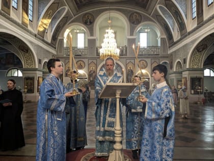 Вечерня с акафистом в Шуе