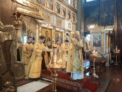 Всенощное бдение в Шуе в честь святых