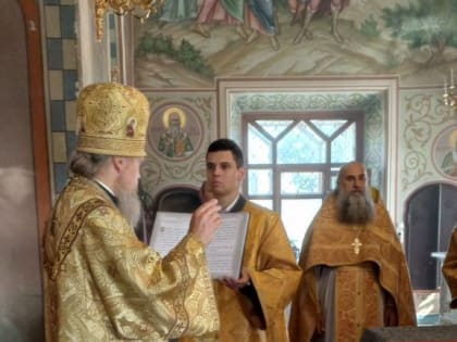 Божественная литургия в Шуе в день памяти Марии Магдалины и святого Фоки