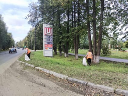 Уборка улиц Кинешмы: продолжается вывоз мусора и веток