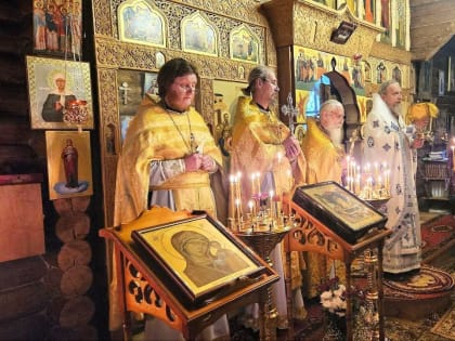 Епископ Шуйский и Тейковский Иоанн совершил Божественную литургию в храме Успения Пресвятой Богородицы на Осиновой горе в г. Шуе