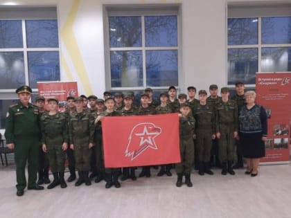 Торжественная церемония вступления курсантов в ЮНАРМИЮ