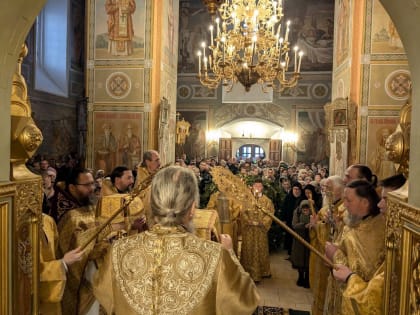 Епископ Шуйский и Тейковский Иоанн совершил Божественную литургию в Никольском храме Николо-Шартомского монастыря
