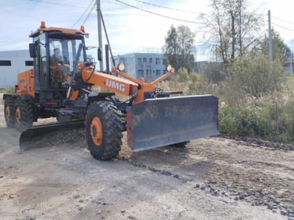 Профилирование дорог в Кинешме продолжается