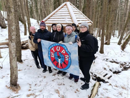 На слёте по спортивному туризму