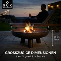 SOUK ONE Feuerschale Kreta Ø 60 cm: im Einsatz