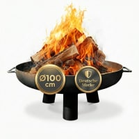 SOUK ONE Feuerschale Kreta Ø 100 cm mit Dreibein-Stand