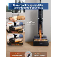 Tineco Floor One S7 Stretch Steam: Seitenansicht