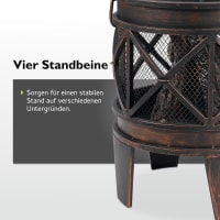 tepro Feuerstelle Gracewood (Feuerkorb mit Schürhaken): Detail