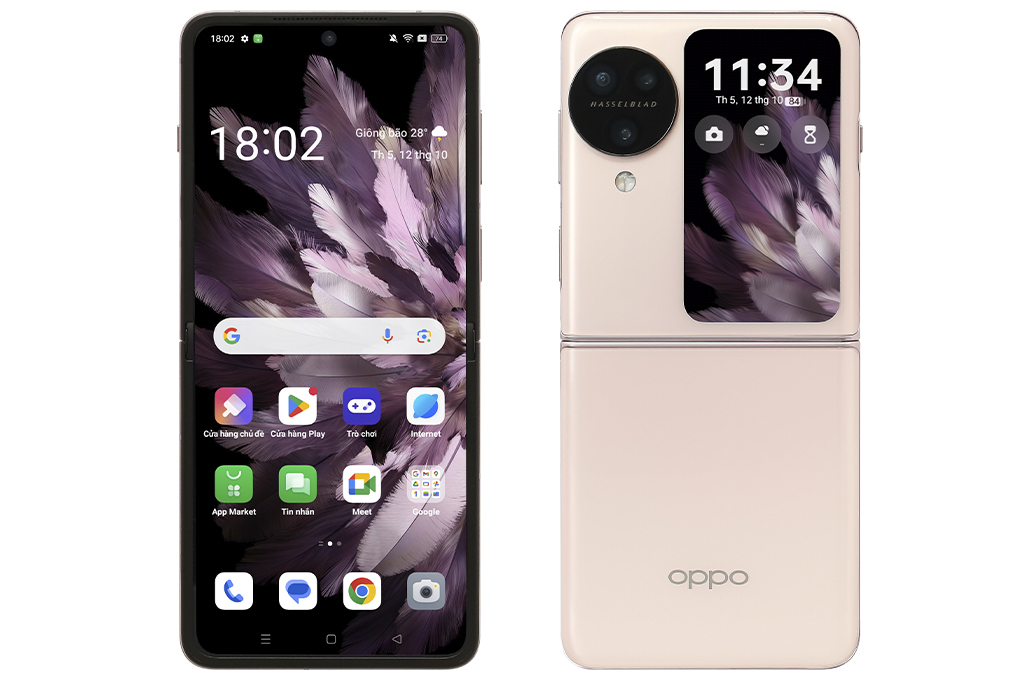 Điện thoại OPPO Find N3 Flip 5G Hồng