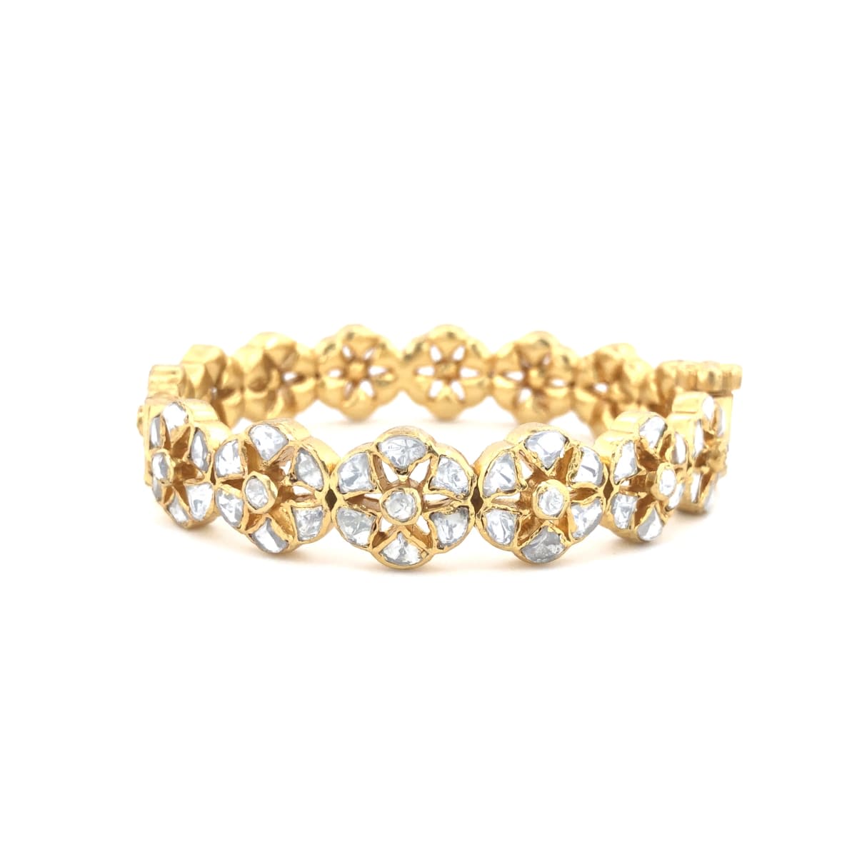 Royal Polki Floral Bracelet
