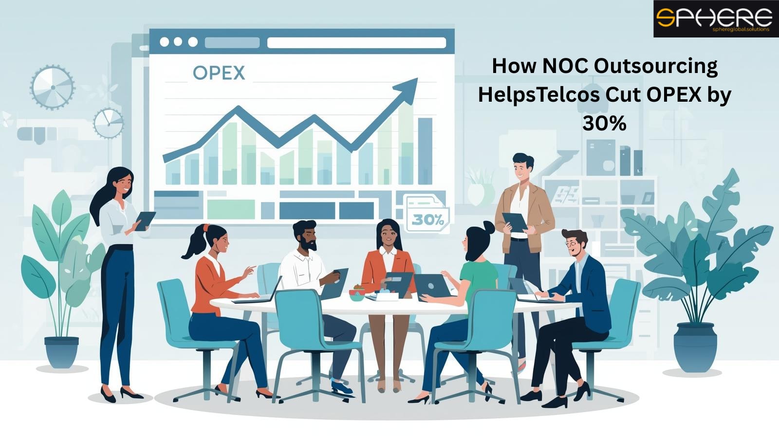How NOC Outsourcing Helps Telcos Cut OPEX by 30%
