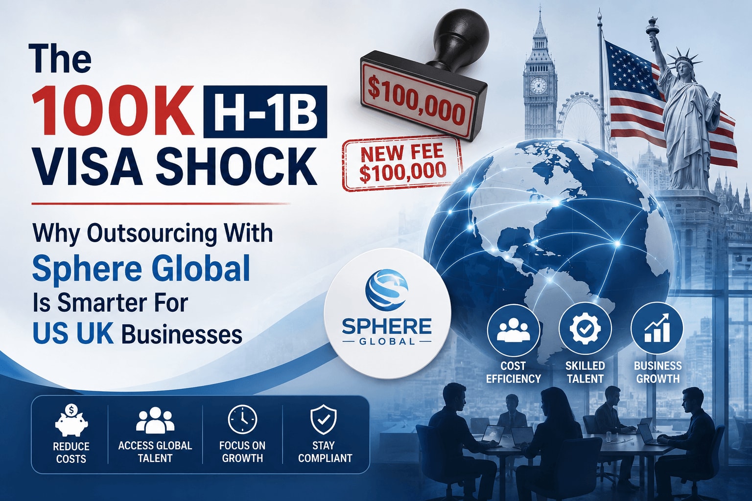 Why Outsourcing Beats Rising H-1B Visa Costs