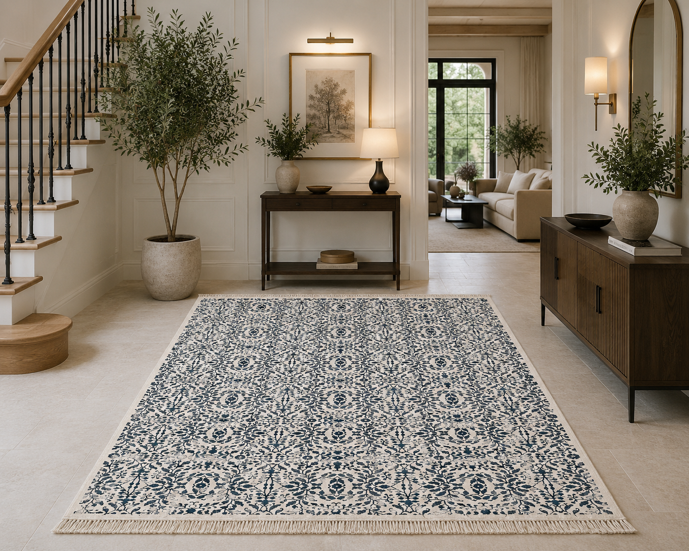 fleurjasmin2, tapis artisanal tunisien