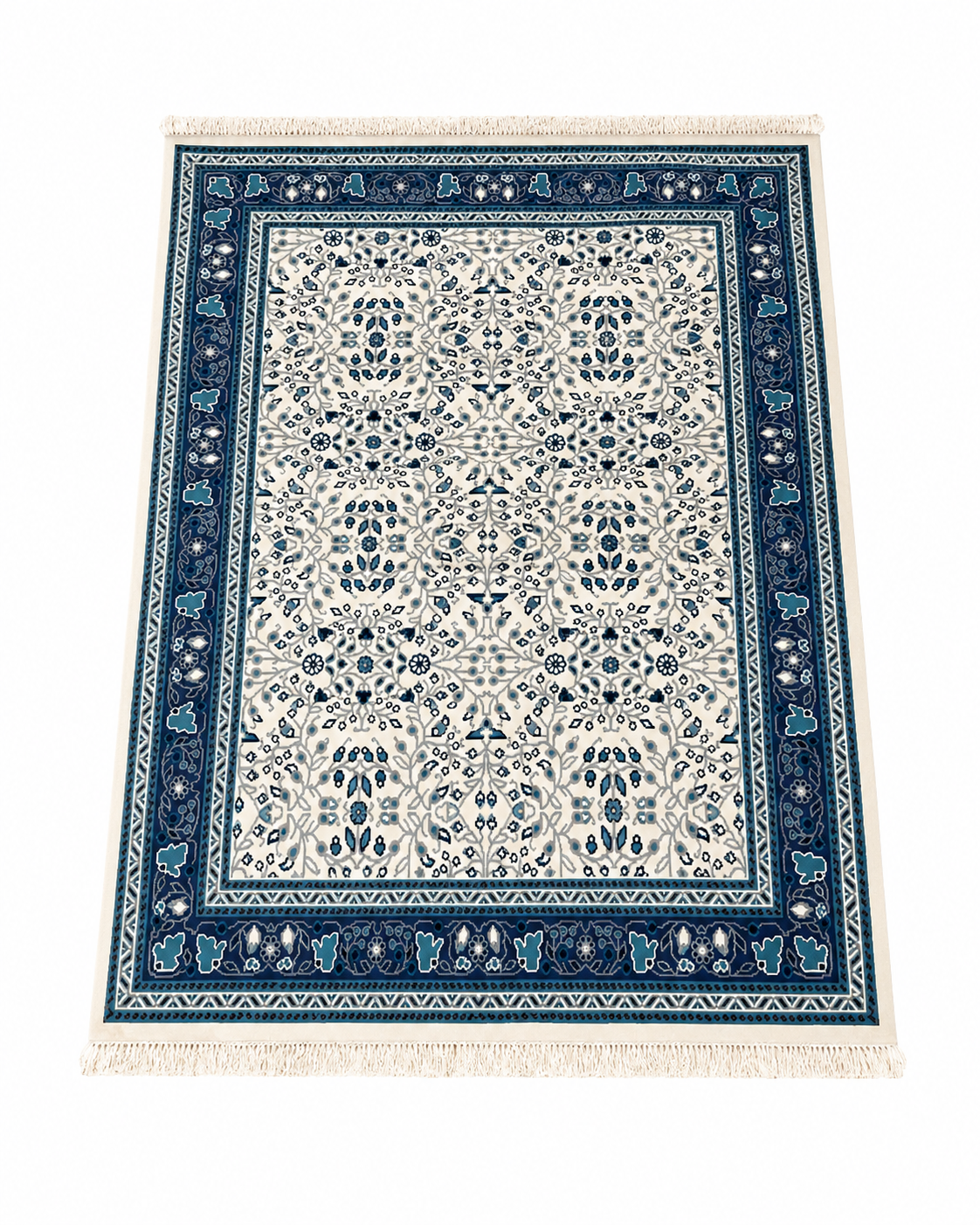 fleur jasmin5, tapis artisanal tunisien